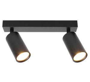 Lámpara de techo 50W GU10 2L LED Harper negro