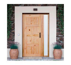 Puerta pino radiata 8 paneles nudo 70x220 cm