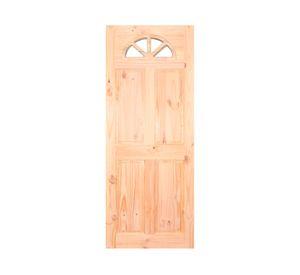 Puerta pino radiata Ibiza 4 paneles nudo 75x210 cm