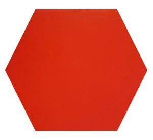 Gres porcelanato Hexagon rojo 20x23 cm 1 m2