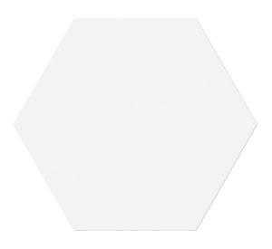 Gres porcelanato Hexagon blanco 20x23 cm 1 m2