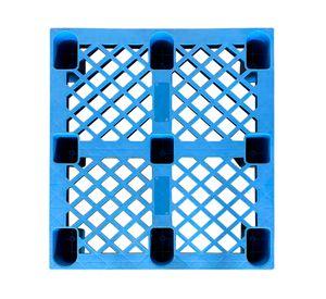 Pallet HDPE 9 tacos 120x100x15 cm azul
