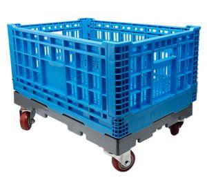 Soporte canastos 4 ruedas Heavy Duty