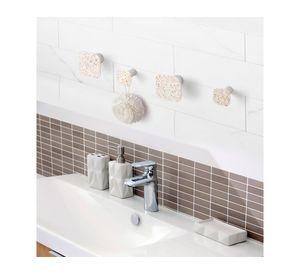 Percha pared Look granito 4 piezas