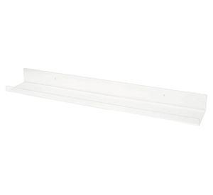 Repisa pared transparente 5x60x10 cm