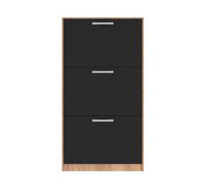 Zapatero Nick negro 3 puertas