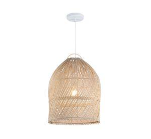 Pantalla de lámpara colgar 40 W E27 Bali natural