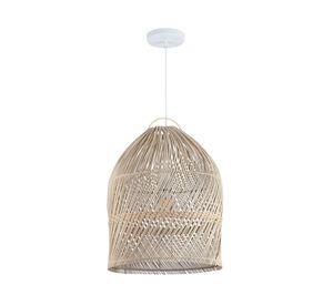 Pantalla de lámpara colgar 40 W E27 Bali natural