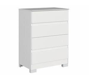 Cómoda Maia blanco 4 cajones