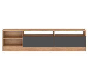Rack TV 75" Moyan café/grafito
