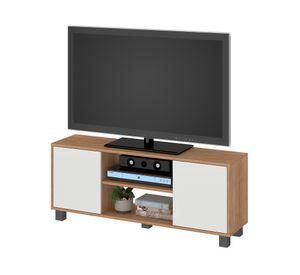 Rack TV 50" Portugal blanco/café