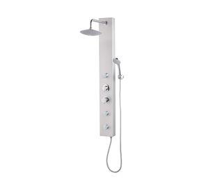 Columna ducha 3 Jets plateado