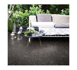 Porcelanato Terrazo negro 60x60 cm 1.44 m2