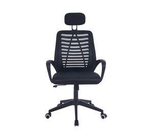 Silla de escritorio Mesh cabezal  negro