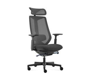 Silla de escritorio Eve con cabecero negro