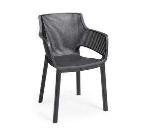 Silla de terraza Elisa grafito 6 un