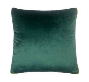 Cojín terciopelo verde 45x45 cm