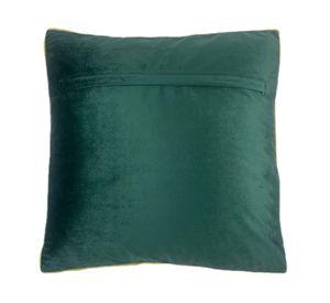 Cojín terciopelo verde 45x45 cm