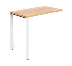 Escritorio lateral Space natural/blanco