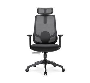 Silla de escritorio Bolt con cabecero negro