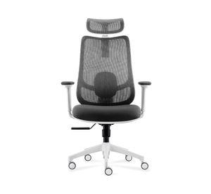 Silla de escritorio Bolt con cabecero gris claro