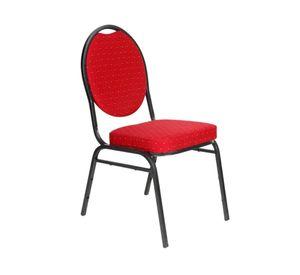Silla superior de comedor aluminio CDX029 rojo 93x40x65 cm