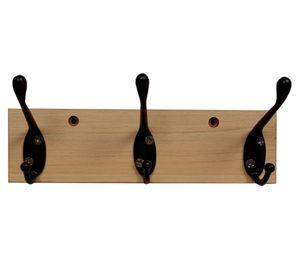 Percha 3 ganchos 6.8x22x1.2 cm