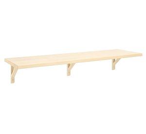 Repisa Escuadra triple natural 120 cm