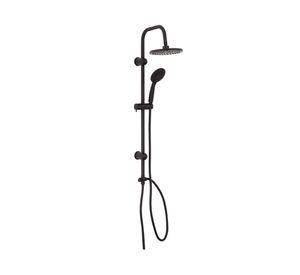 Columna de ducha Sun negro mate 99.5x20x43 cm
