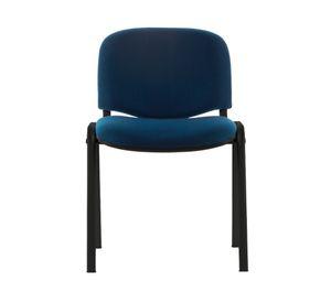 Silla de escritorio Isósceles tapiz azul 76x64x45 cm