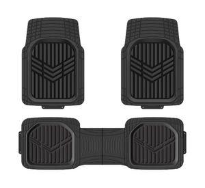 Cubre piso auto 3 piezas negro