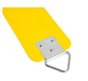 Asiento columpio industrial amarillo