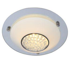 Plafón E27 2L Doble cristal