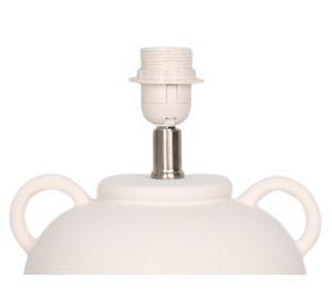 Lámpara mesa base E27 1L blanco