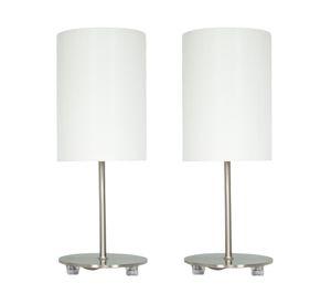 Lámpara mesa E14 1L Aznar 2 unidades