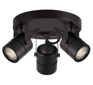 Spot GU10 3L Nebulosus mate negro