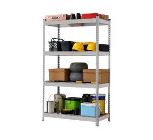 Repisa ventilada 4 niveles 176x150x60 cm cromo