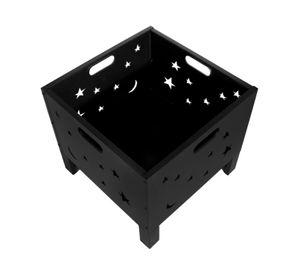 Fog贸n brasero met谩lico Air.44 figuras negro