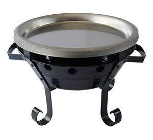 Brasero parrilla mesa Air.47 enlozado negro