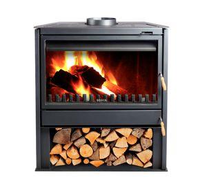 Calefactor&nbsp;a Leña Chimenea 850 FS + Kit Base 6" x4 mts