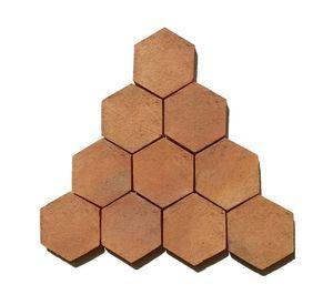 Adoquín Hexagonal arcilla 25x22x2.7 cm