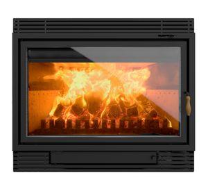 Chimenea a leña 850 27000 W + kit de instalación