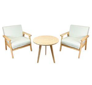 Juego de sitiales Nature 2 personas + mesa marfil