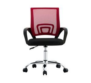 Silla ejecutiva Nueva York malla rojo