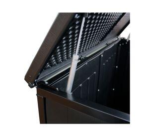 Bodega baúl multiuso exterior negro polipropileno 755 lt
