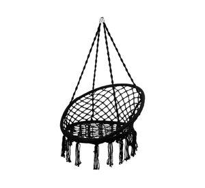 Hamaca silla columpio negro 80x70 cm