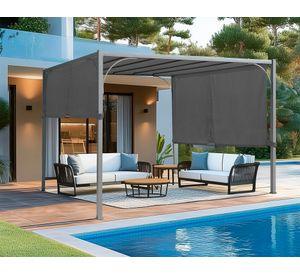 Pérgola Albany gris 210x293x293 cm