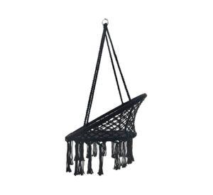 Hamaca silla columpio negro 80x70 cm