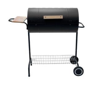 Parrilla carbón Medio tambor con tapa