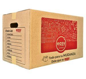 Caja cartón con asas Easy café 70x30x30 cm 5 un.
